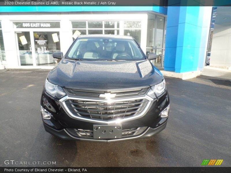 Mosaic Black Metallic / Ash Gray 2020 Chevrolet Equinox LS AWD