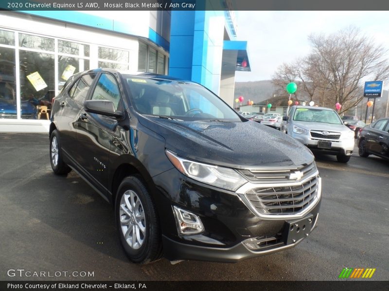 Mosaic Black Metallic / Ash Gray 2020 Chevrolet Equinox LS AWD