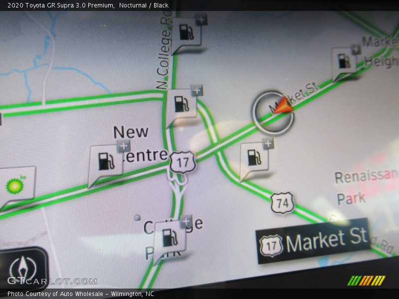 Navigation of 2020 GR Supra 3.0 Premium