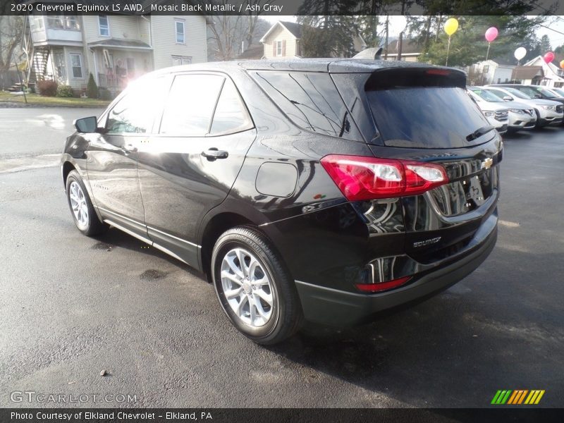 Mosaic Black Metallic / Ash Gray 2020 Chevrolet Equinox LS AWD