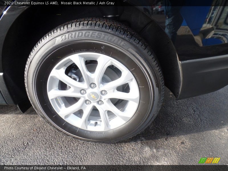 Mosaic Black Metallic / Ash Gray 2020 Chevrolet Equinox LS AWD