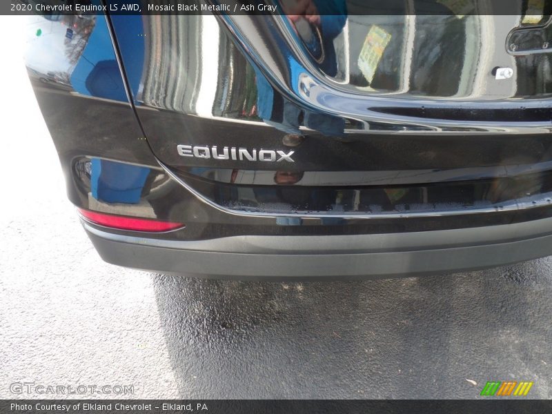 Mosaic Black Metallic / Ash Gray 2020 Chevrolet Equinox LS AWD