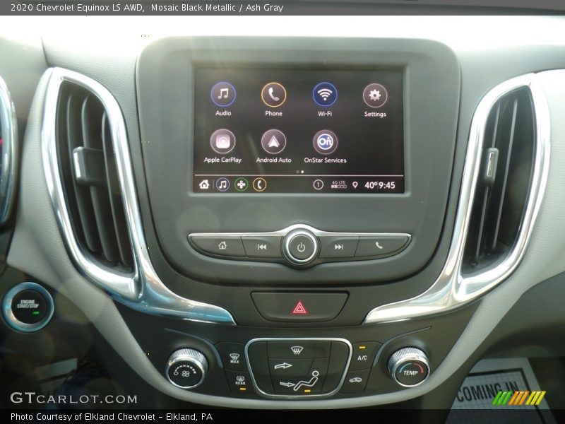 Mosaic Black Metallic / Ash Gray 2020 Chevrolet Equinox LS AWD