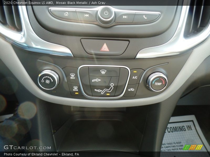 Mosaic Black Metallic / Ash Gray 2020 Chevrolet Equinox LS AWD