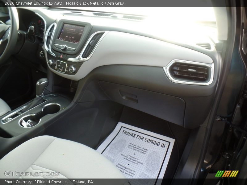 Mosaic Black Metallic / Ash Gray 2020 Chevrolet Equinox LS AWD