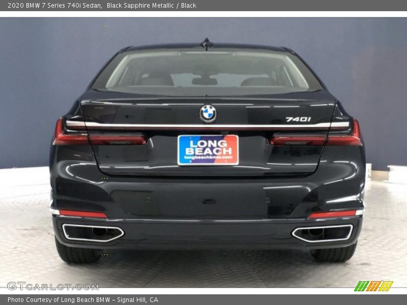 Black Sapphire Metallic / Black 2020 BMW 7 Series 740i Sedan