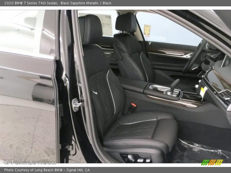 Front Seat of 2020 7 Series 740i Sedan