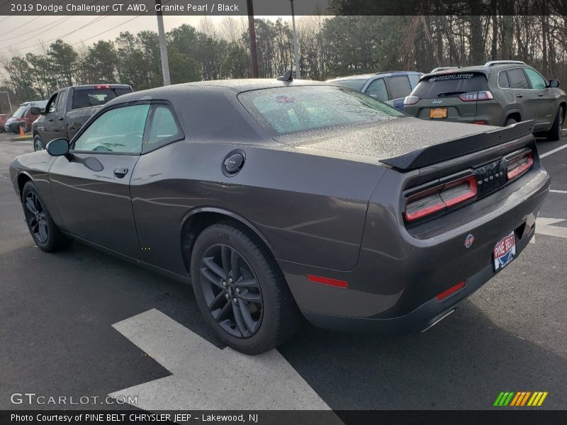 Granite Pearl / Black 2019 Dodge Challenger GT AWD