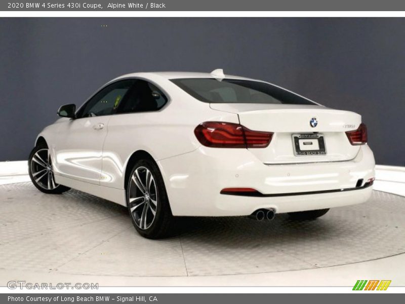 Alpine White / Black 2020 BMW 4 Series 430i Coupe