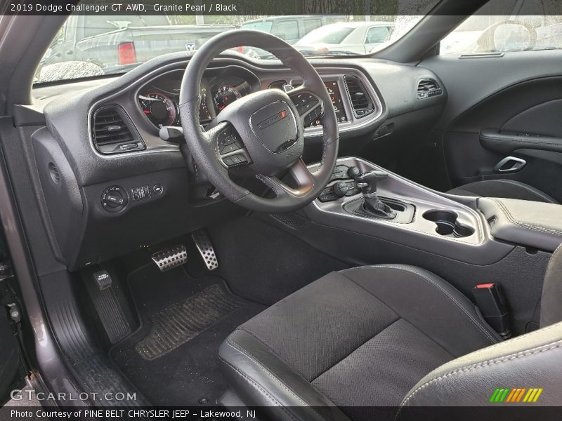 Granite Pearl / Black 2019 Dodge Challenger GT AWD