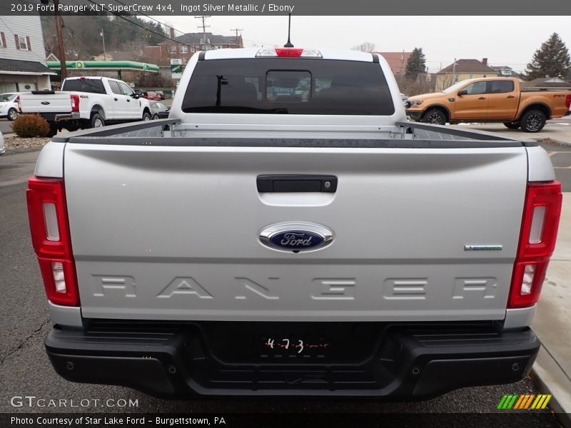 Ingot Silver Metallic / Ebony 2019 Ford Ranger XLT SuperCrew 4x4