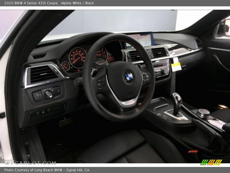 Alpine White / Black 2020 BMW 4 Series 430i Coupe