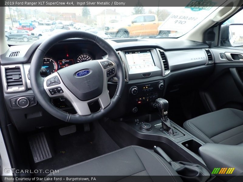 Dashboard of 2019 Ranger XLT SuperCrew 4x4