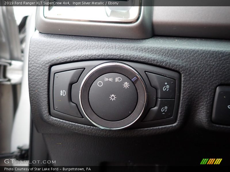 Ingot Silver Metallic / Ebony 2019 Ford Ranger XLT SuperCrew 4x4