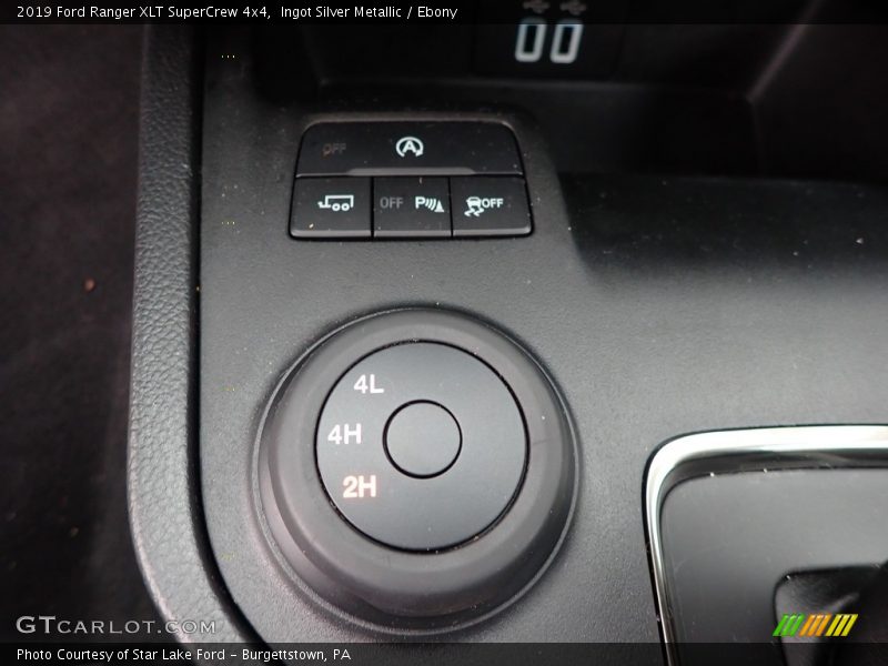 Ingot Silver Metallic / Ebony 2019 Ford Ranger XLT SuperCrew 4x4