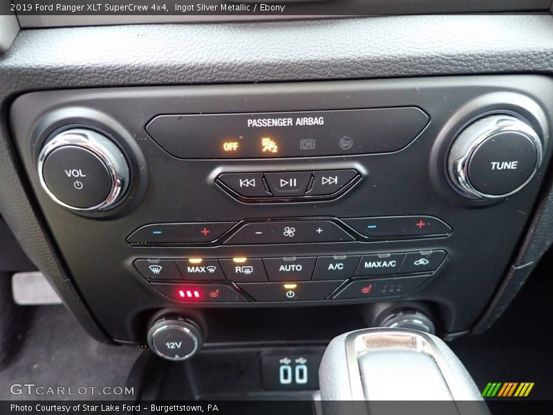 Controls of 2019 Ranger XLT SuperCrew 4x4