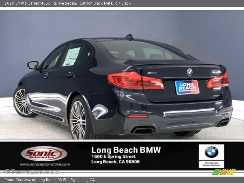 Carbon Black Metallic / Black 2020 BMW 5 Series M550i xDrive Sedan