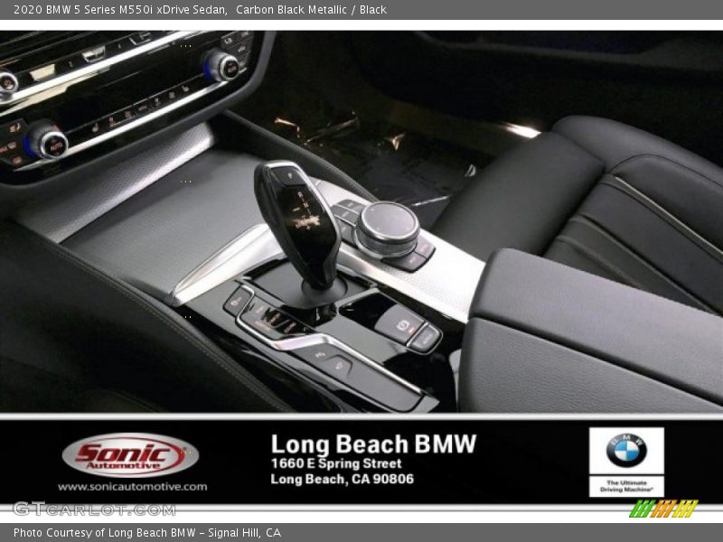 Carbon Black Metallic / Black 2020 BMW 5 Series M550i xDrive Sedan