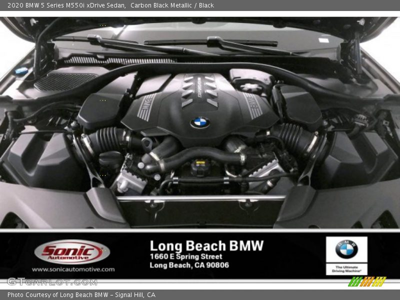 Carbon Black Metallic / Black 2020 BMW 5 Series M550i xDrive Sedan
