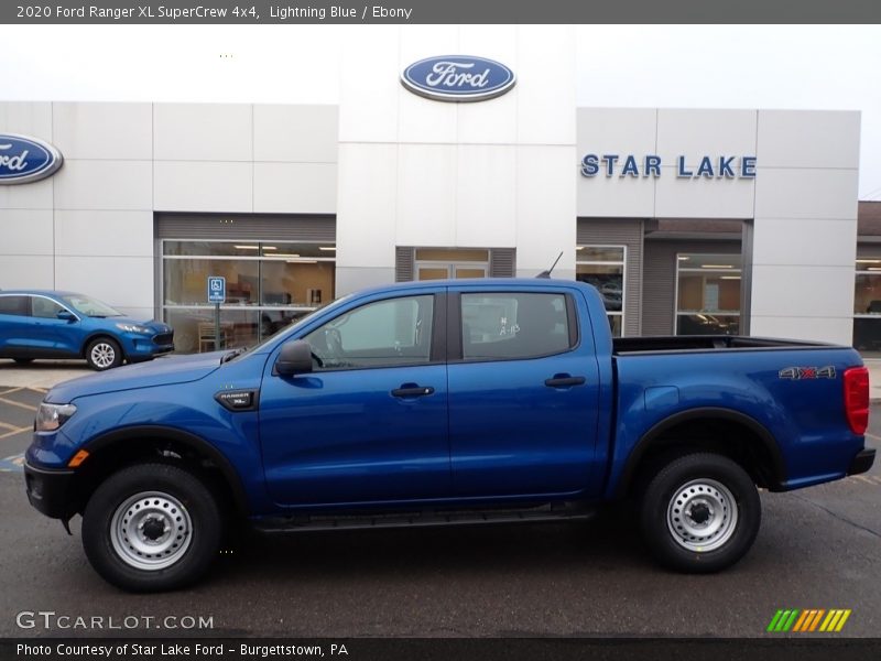 Lightning Blue / Ebony 2020 Ford Ranger XL SuperCrew 4x4
