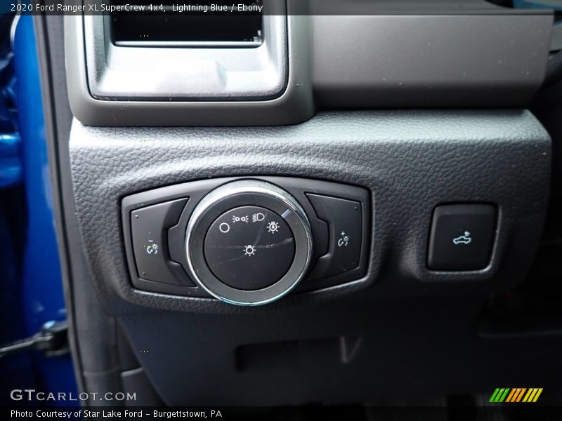 Controls of 2020 Ranger XL SuperCrew 4x4