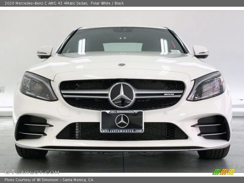 Polar White / Black 2020 Mercedes-Benz C AMG 43 4Matic Sedan