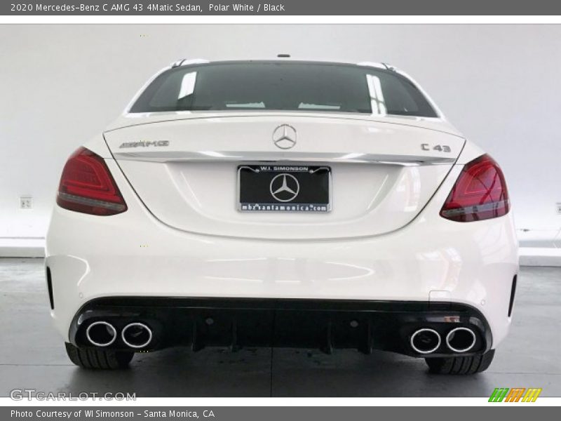 Polar White / Black 2020 Mercedes-Benz C AMG 43 4Matic Sedan