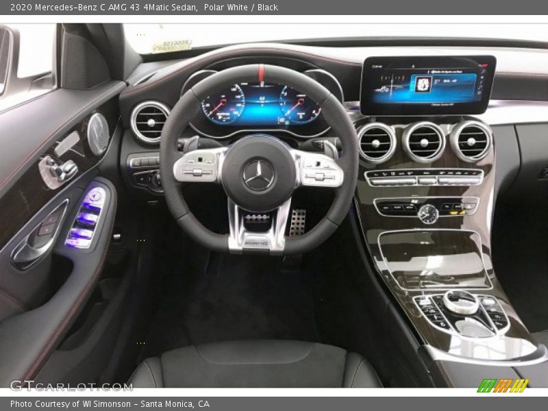 Polar White / Black 2020 Mercedes-Benz C AMG 43 4Matic Sedan