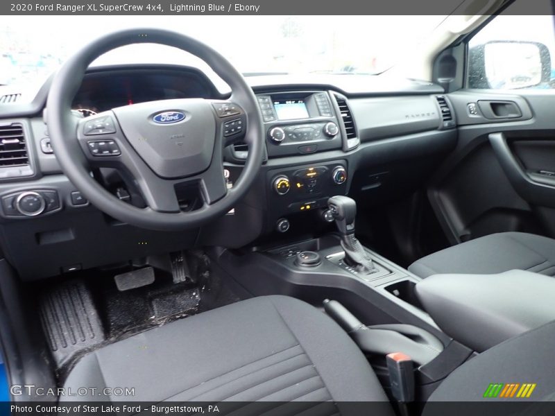 Front Seat of 2020 Ranger XL SuperCrew 4x4