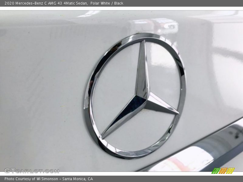 Polar White / Black 2020 Mercedes-Benz C AMG 43 4Matic Sedan