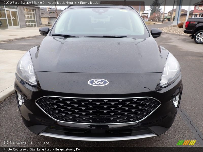 Agate Black Metallic / Ebony Black 2020 Ford Escape SEL 4WD