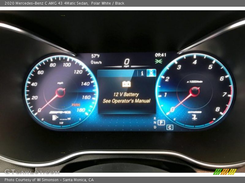 Polar White / Black 2020 Mercedes-Benz C AMG 43 4Matic Sedan