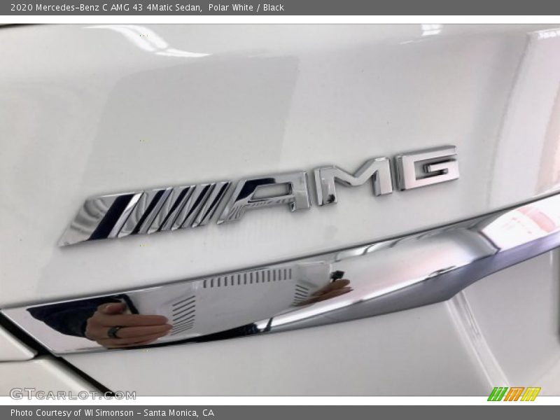 Polar White / Black 2020 Mercedes-Benz C AMG 43 4Matic Sedan