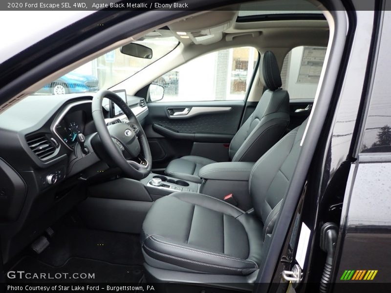  2020 Escape SEL 4WD Ebony Black Interior
