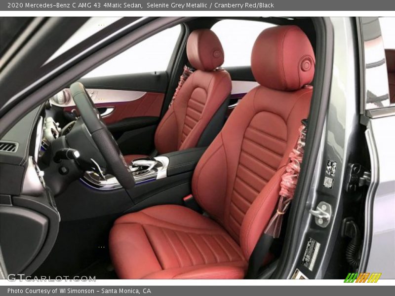  2020 C AMG 43 4Matic Sedan Cranberry Red/Black Interior