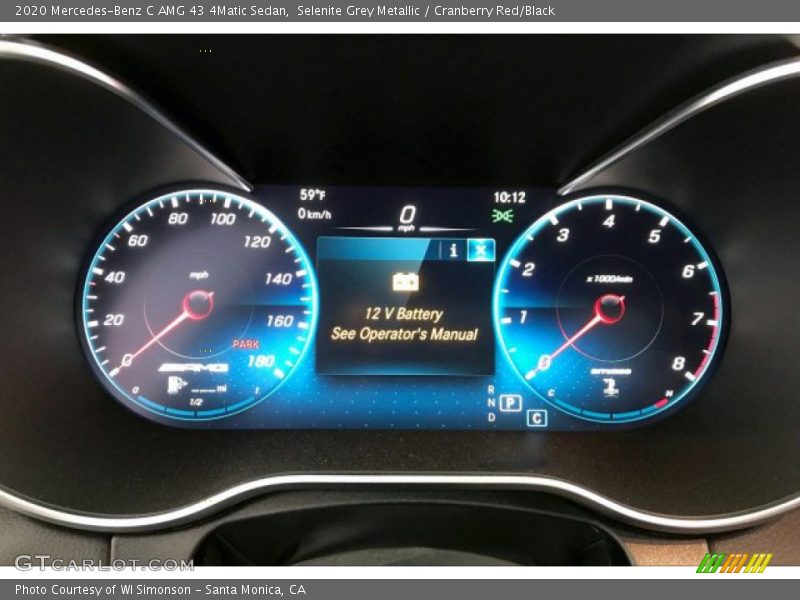  2020 C AMG 43 4Matic Sedan AMG 43 4Matic Sedan Gauges