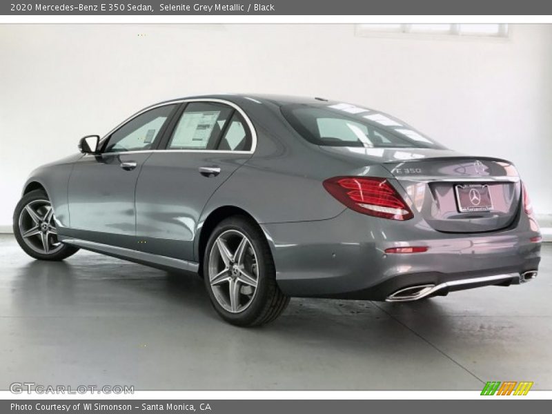 Selenite Grey Metallic / Black 2020 Mercedes-Benz E 350 Sedan