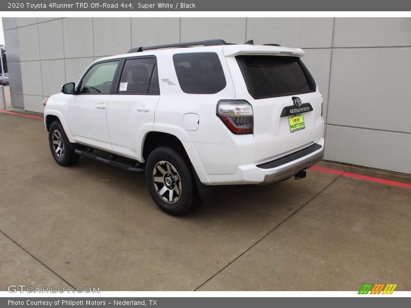 Super White / Black 2020 Toyota 4Runner TRD Off-Road 4x4