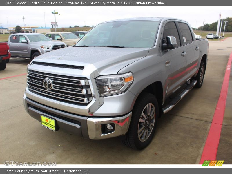 Silver Sky Metallic / 1794 Edition Brown/Black 2020 Toyota Tundra 1794 Edition CrewMax 4x4
