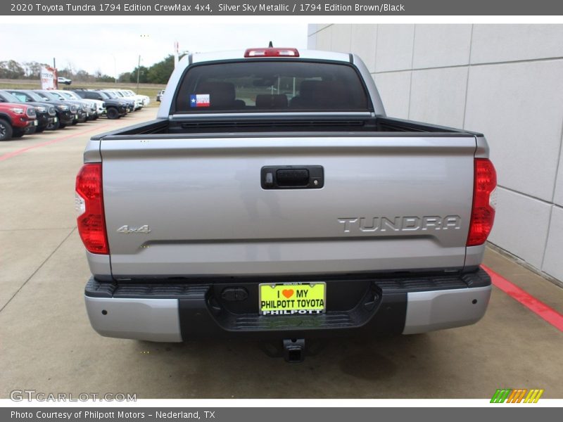 Silver Sky Metallic / 1794 Edition Brown/Black 2020 Toyota Tundra 1794 Edition CrewMax 4x4