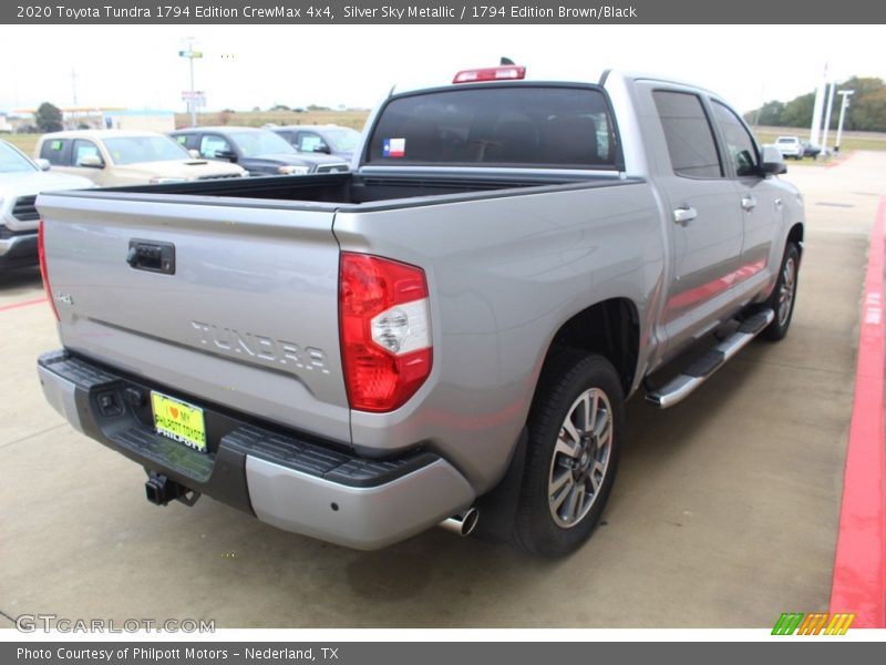 Silver Sky Metallic / 1794 Edition Brown/Black 2020 Toyota Tundra 1794 Edition CrewMax 4x4