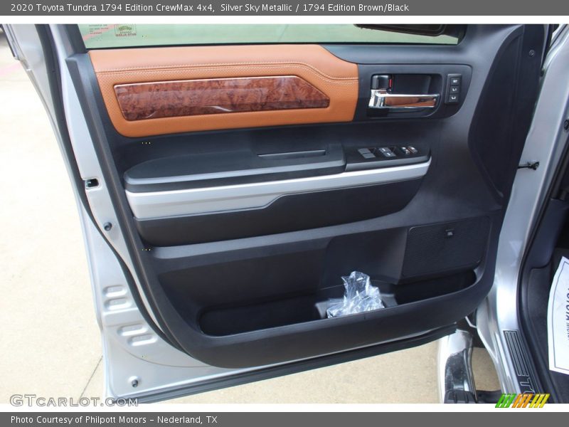 Silver Sky Metallic / 1794 Edition Brown/Black 2020 Toyota Tundra 1794 Edition CrewMax 4x4