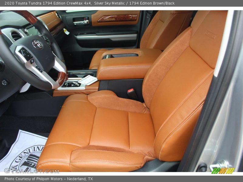 Silver Sky Metallic / 1794 Edition Brown/Black 2020 Toyota Tundra 1794 Edition CrewMax 4x4