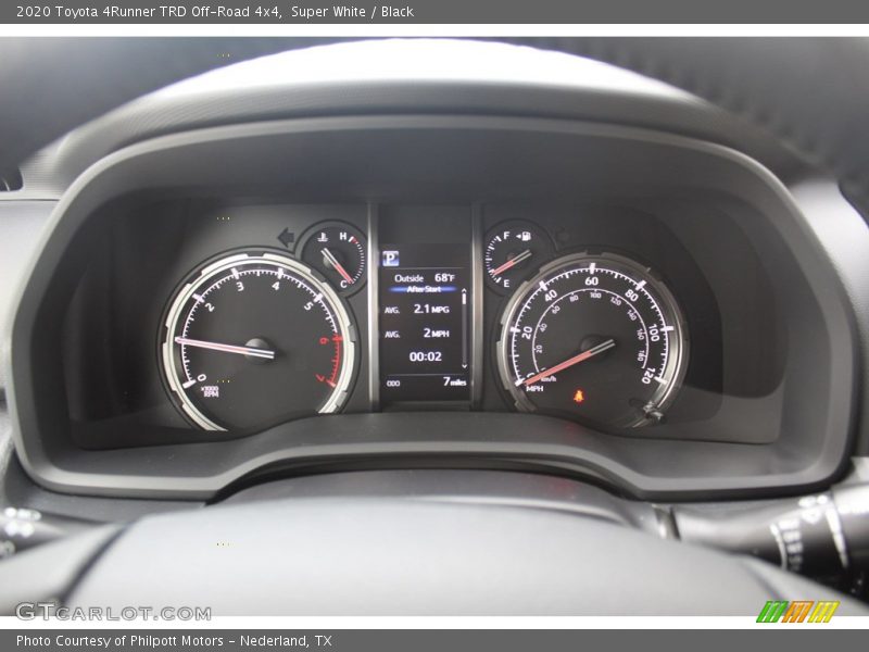 Super White / Black 2020 Toyota 4Runner TRD Off-Road 4x4