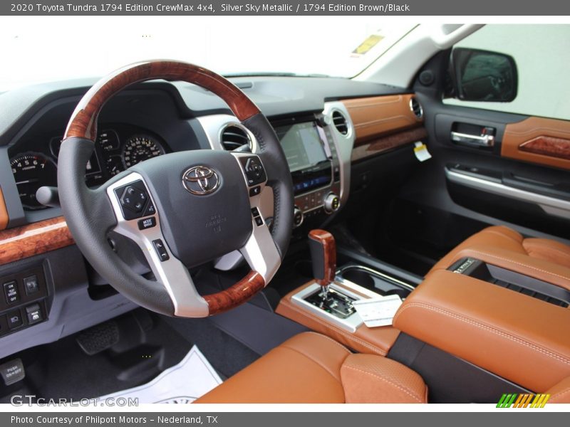 Silver Sky Metallic / 1794 Edition Brown/Black 2020 Toyota Tundra 1794 Edition CrewMax 4x4