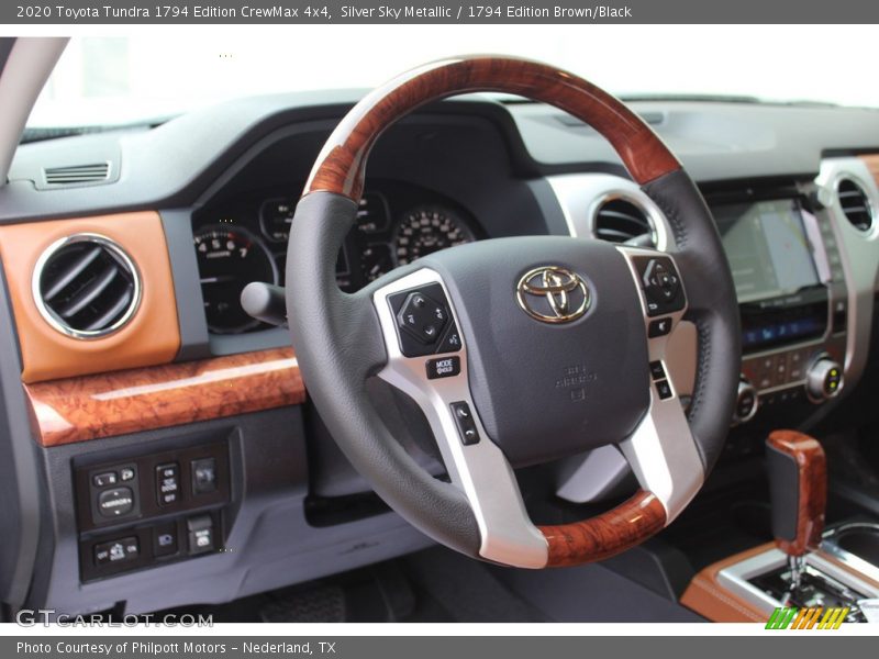 Silver Sky Metallic / 1794 Edition Brown/Black 2020 Toyota Tundra 1794 Edition CrewMax 4x4