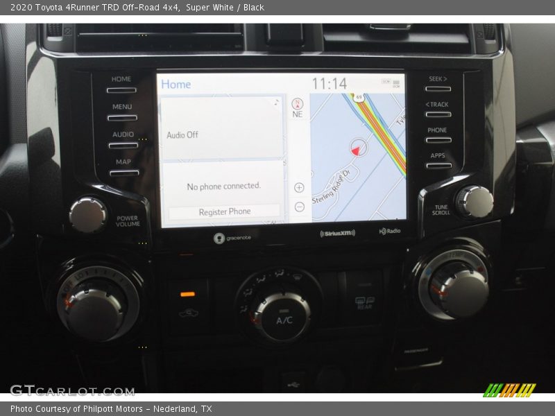 Super White / Black 2020 Toyota 4Runner TRD Off-Road 4x4