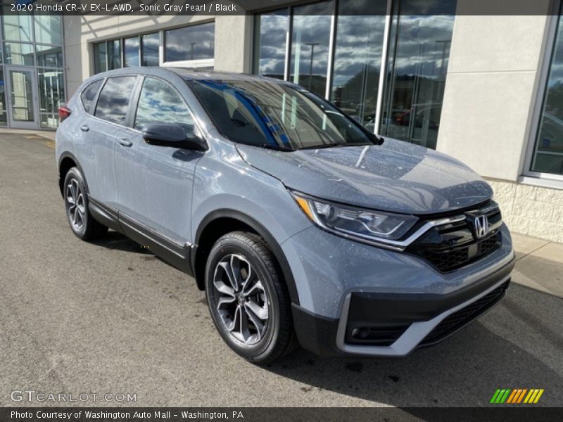 Sonic Gray Pearl / Black 2020 Honda CR-V EX-L AWD