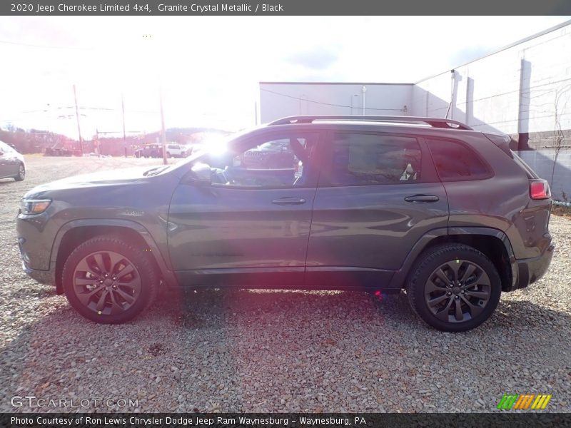 Granite Crystal Metallic / Black 2020 Jeep Cherokee Limited 4x4