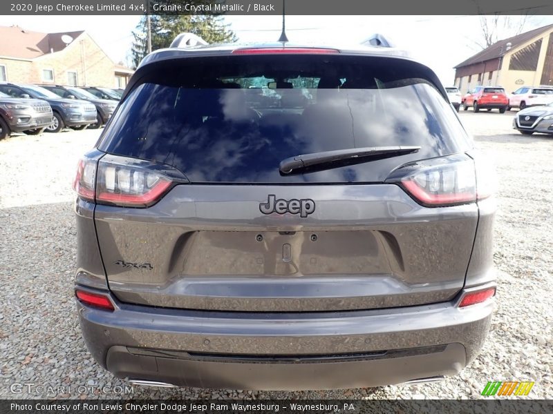 Granite Crystal Metallic / Black 2020 Jeep Cherokee Limited 4x4